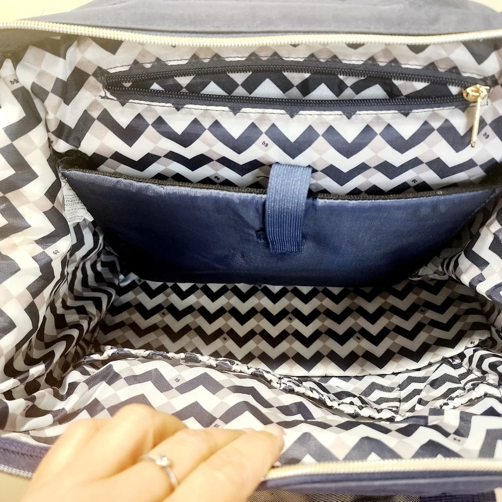 Fisher price Blue Quilted Handbag Diaper bag